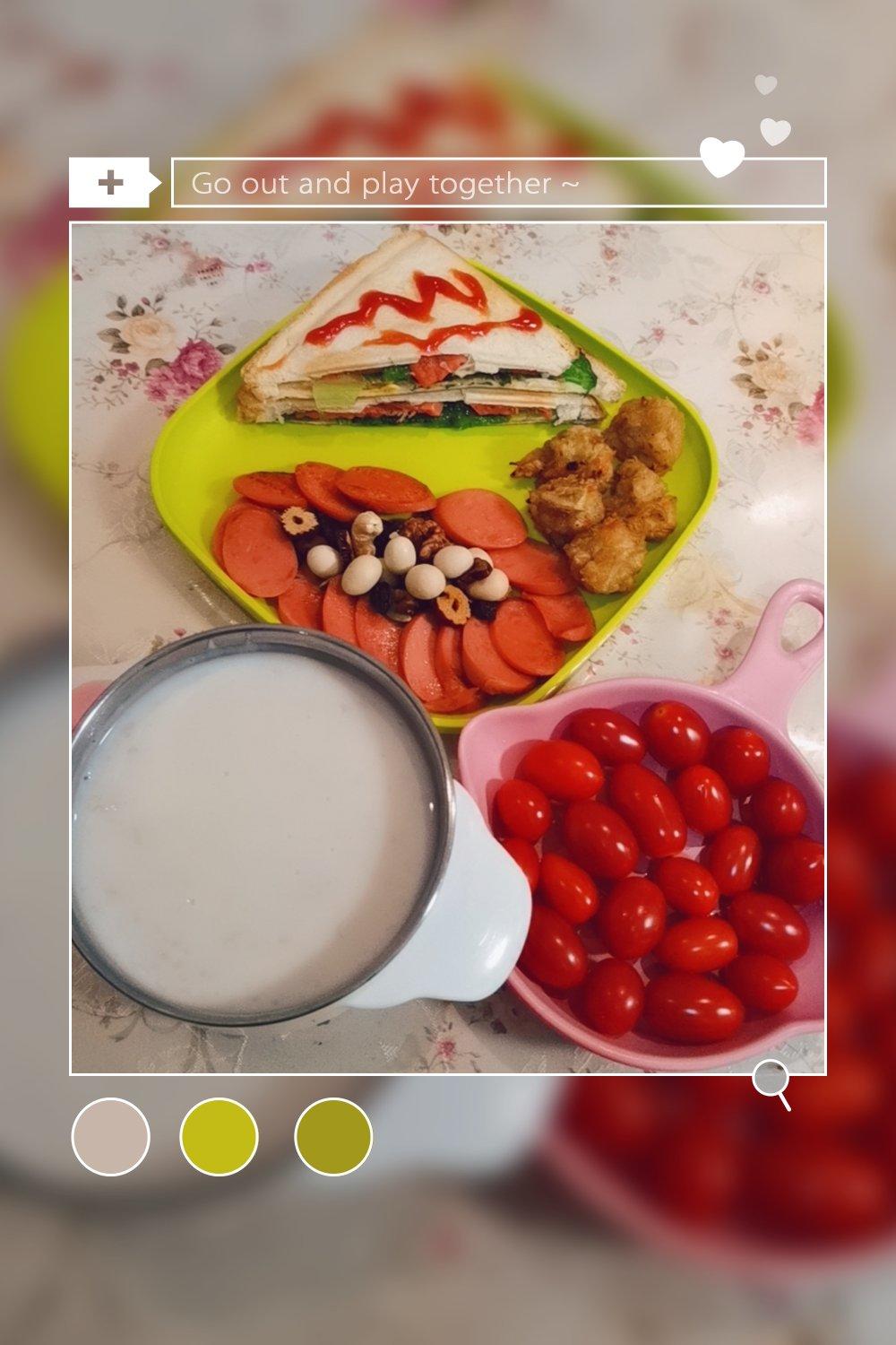 一周儿童营养早餐