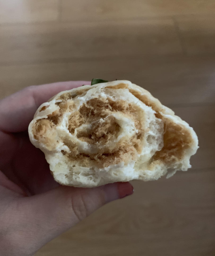 香葱火腿肉松面包