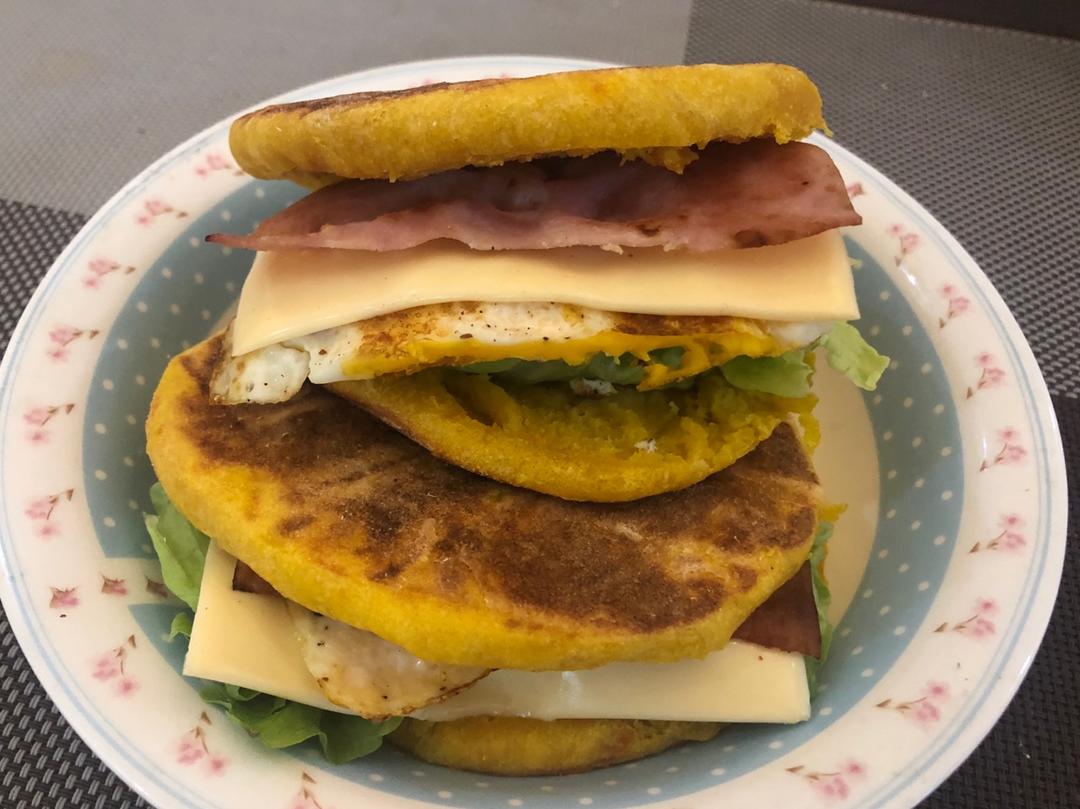 堂妈小厨——发面南瓜饼