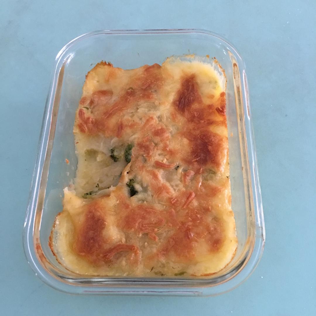 香浓芝士焗土豆泥（超有料）