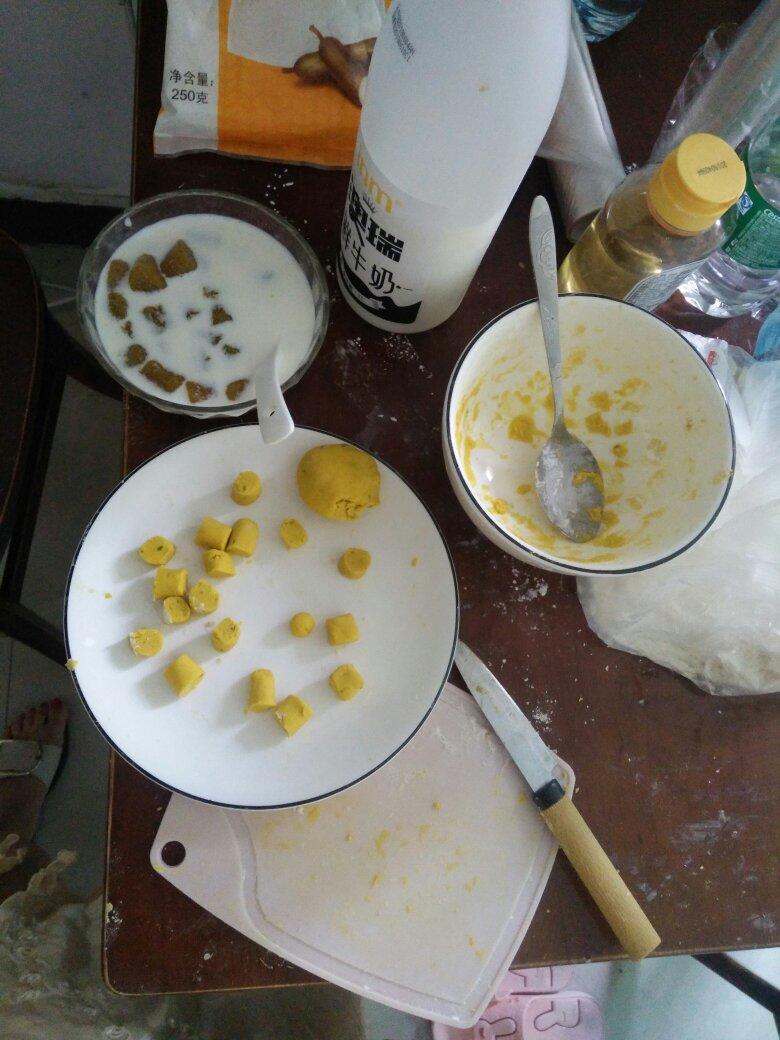 Q弹南瓜，紫薯圆