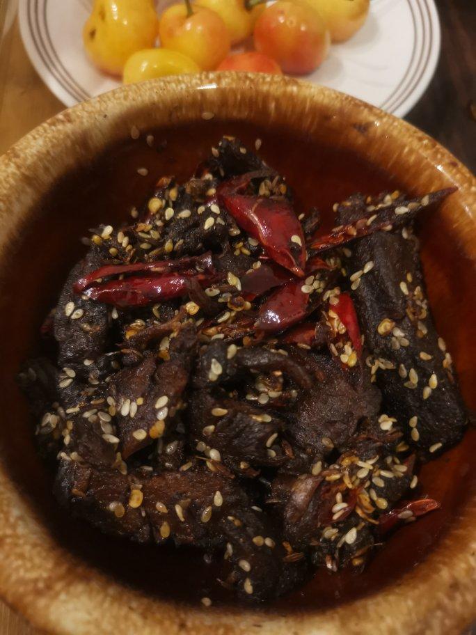 四川小吃—麻辣牛肉干