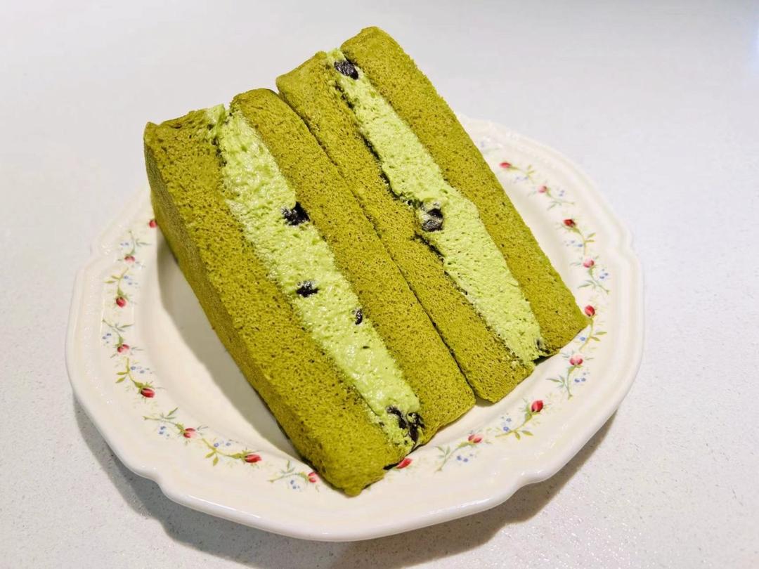 抹茶草莓三明治蛋糕
