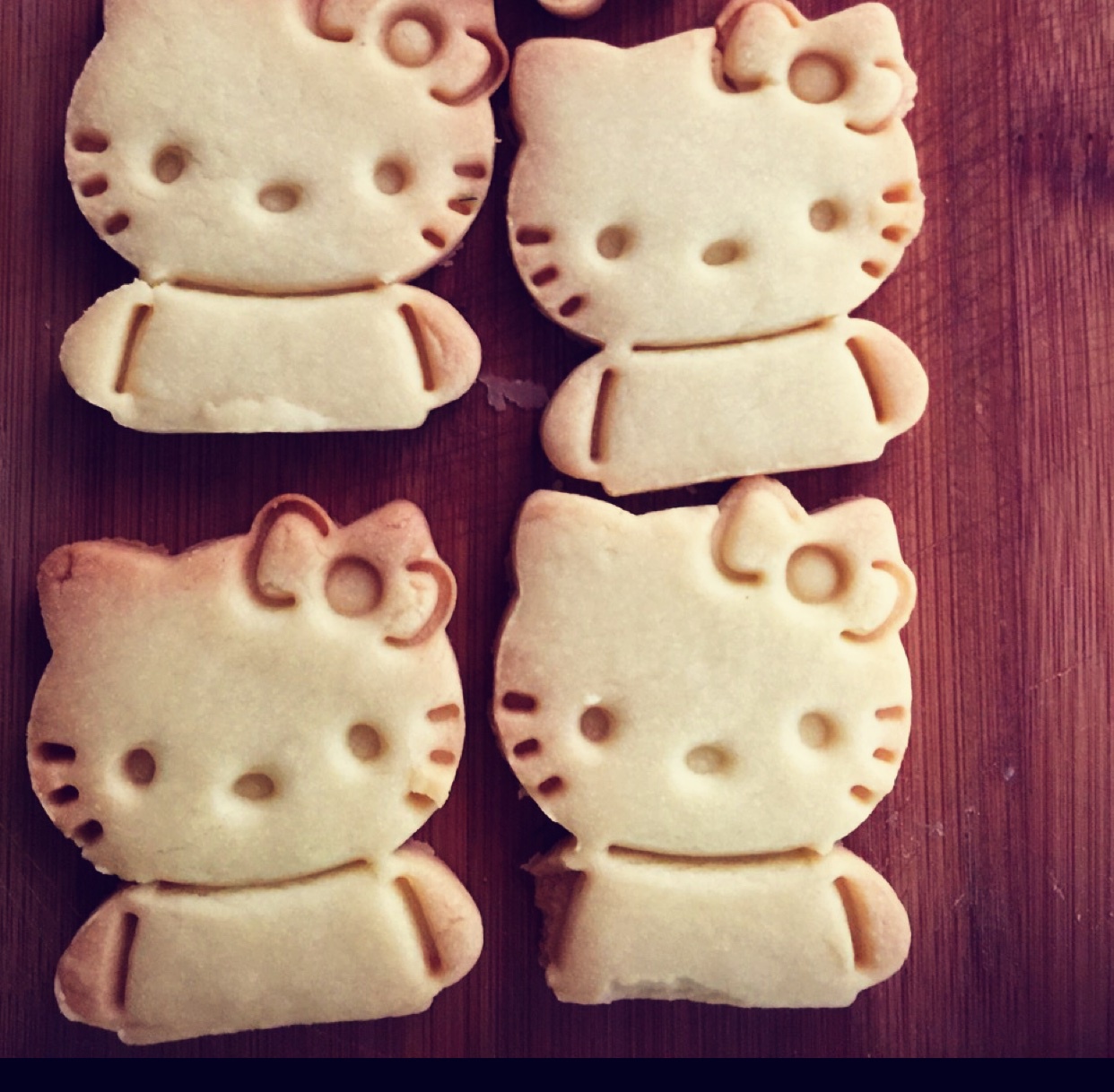 小卟点-2做的卡通黄油饼干