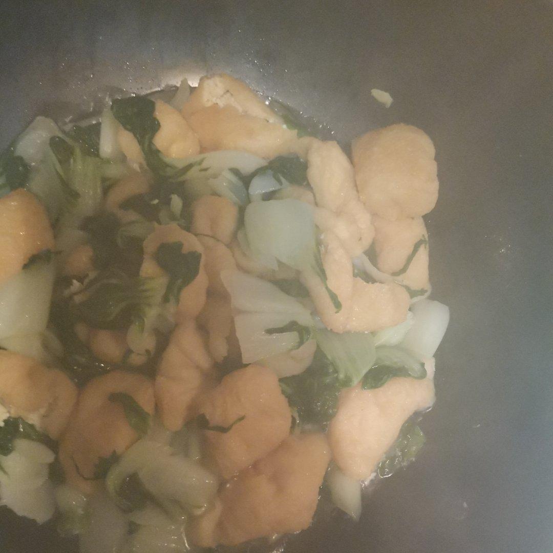 青菜烧豆腐果