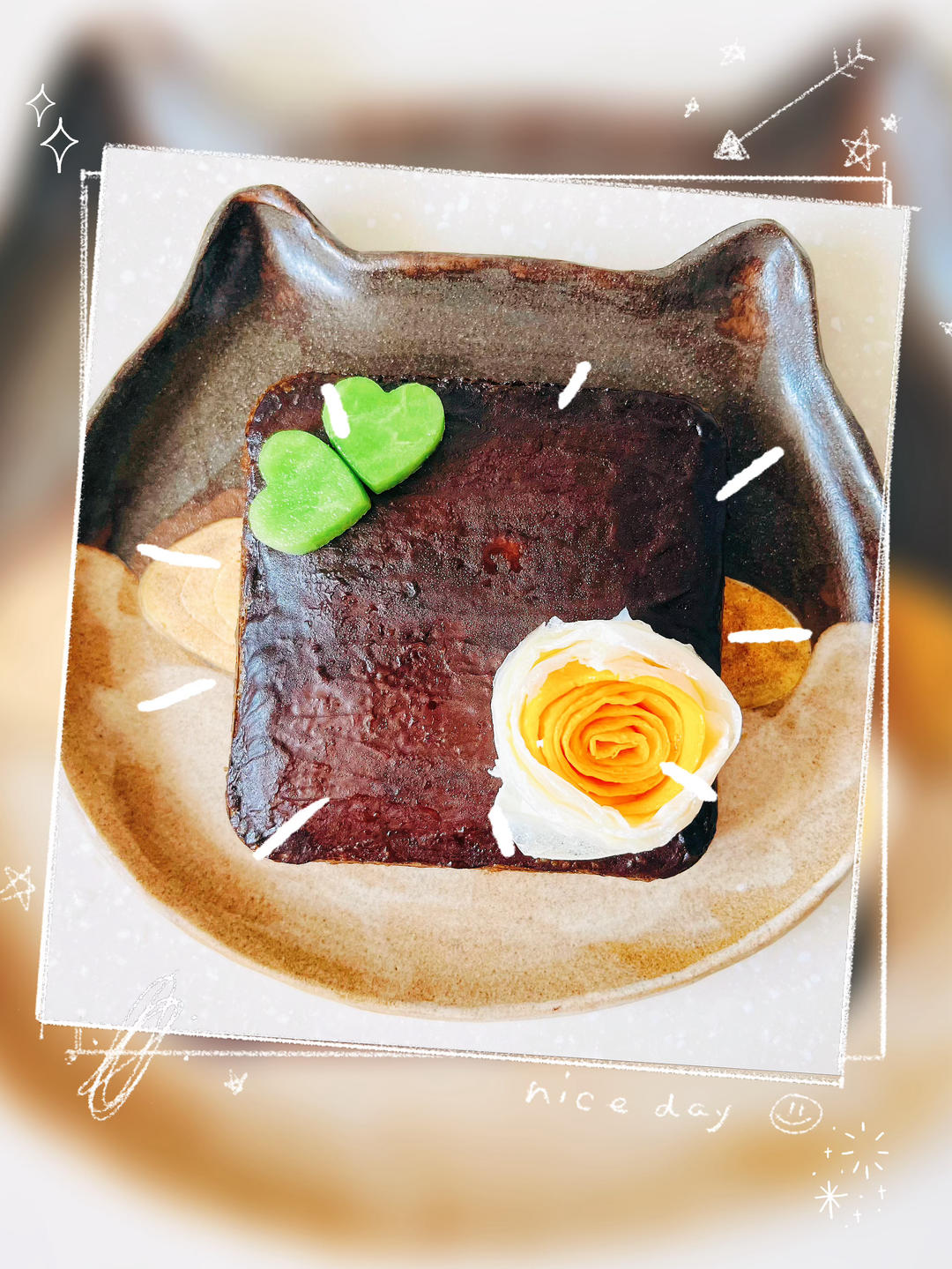 魔烹盒无糖低卡燕麦巧克力抹茶吐司ʕ·ᴥ·ʔっ🍞