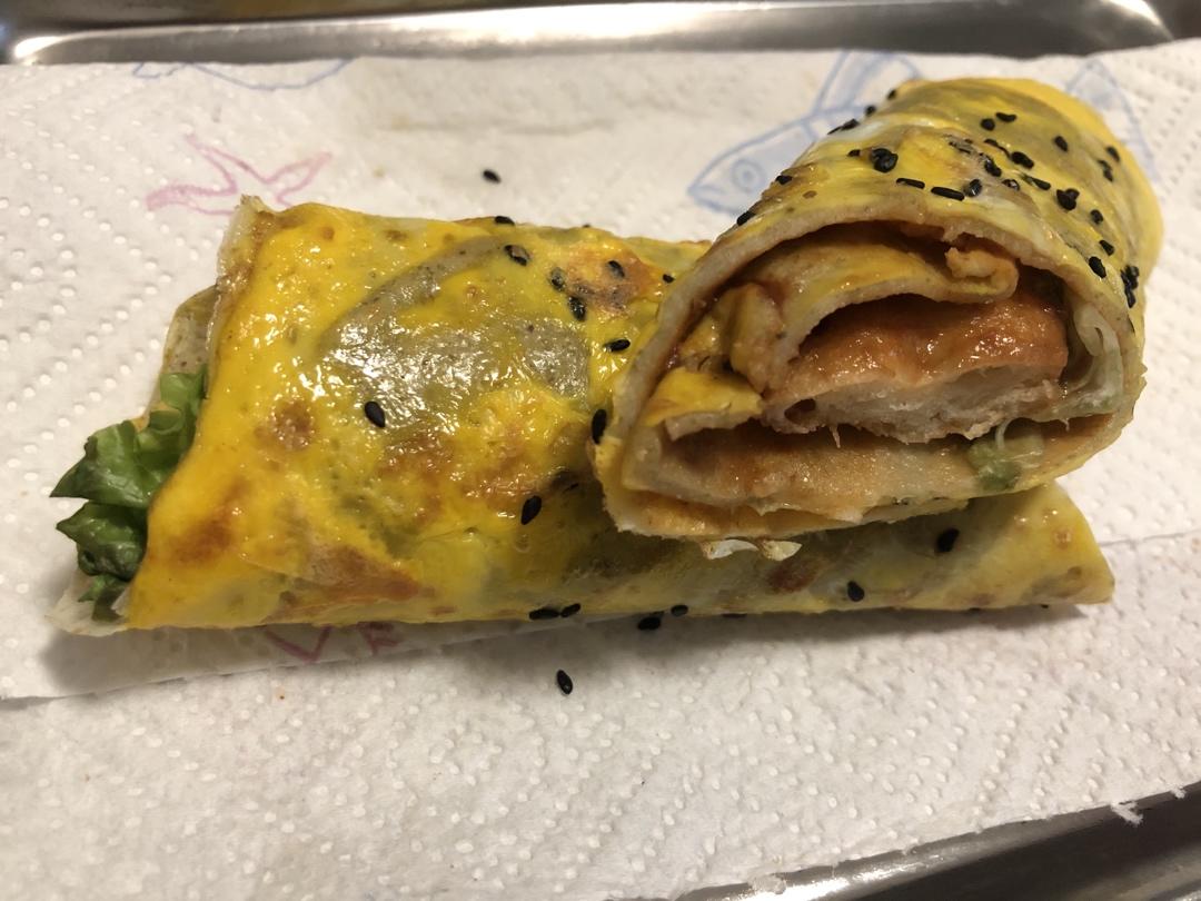 绿豆面煎饼果子