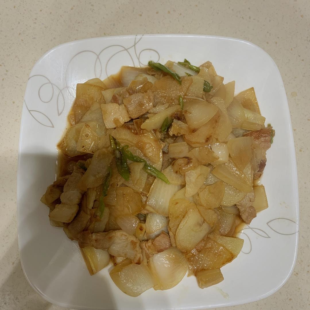 洋葱炒土豆