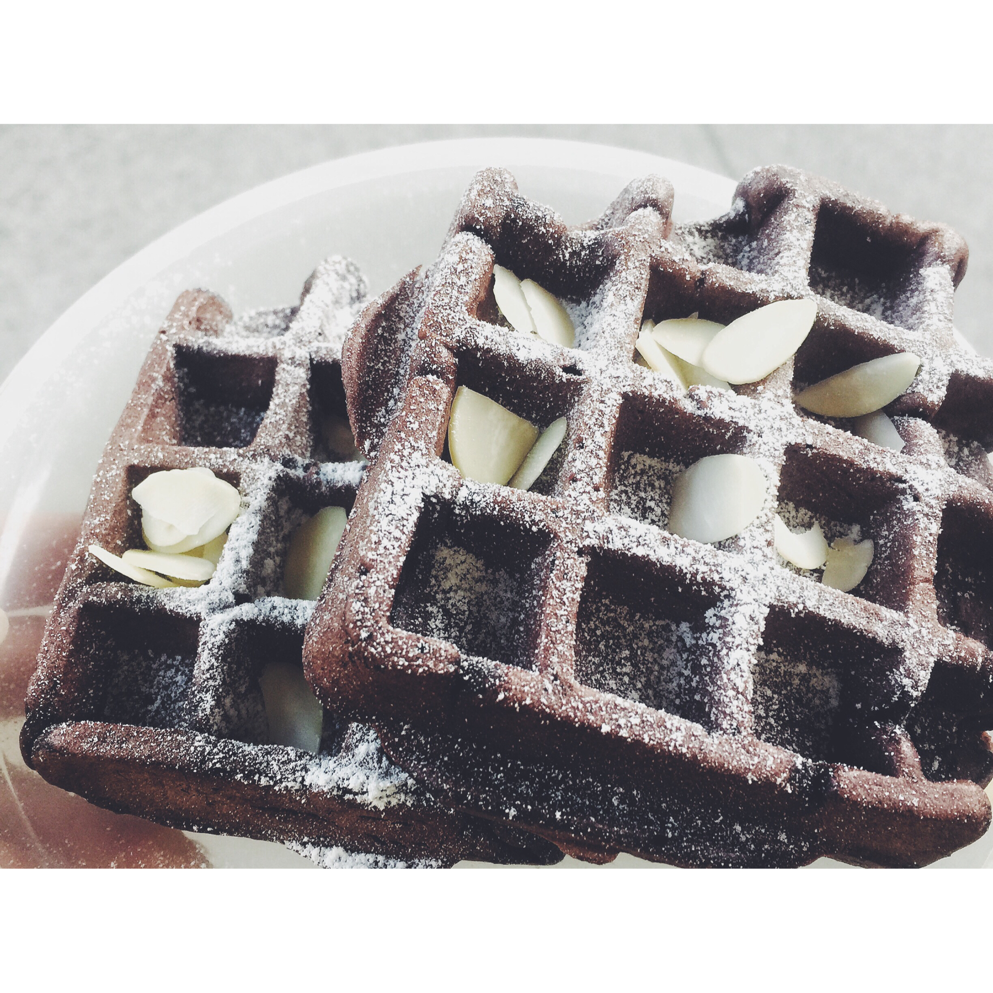 圣诞比利时巧克力华夫