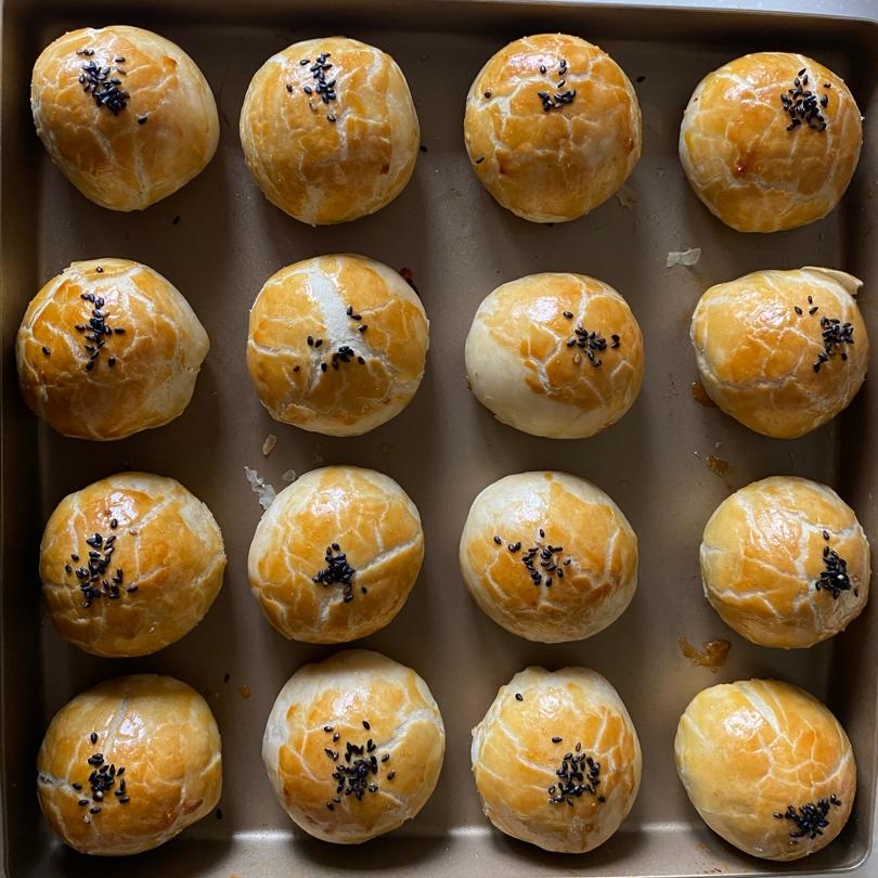 蛋黄酥，只需松弛一次的做法，适合新手