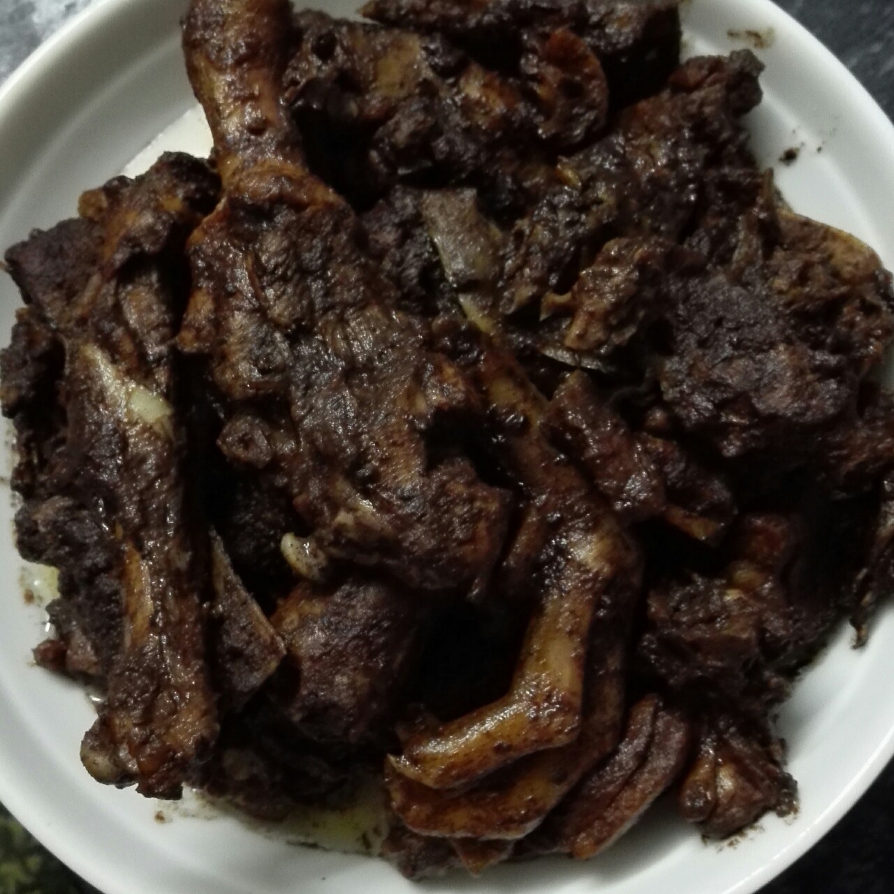 哈你-1做的酱血鸭