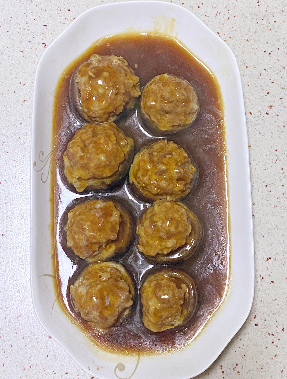 美味的肉酿香菇～～孩子爱吃的下饭菜
