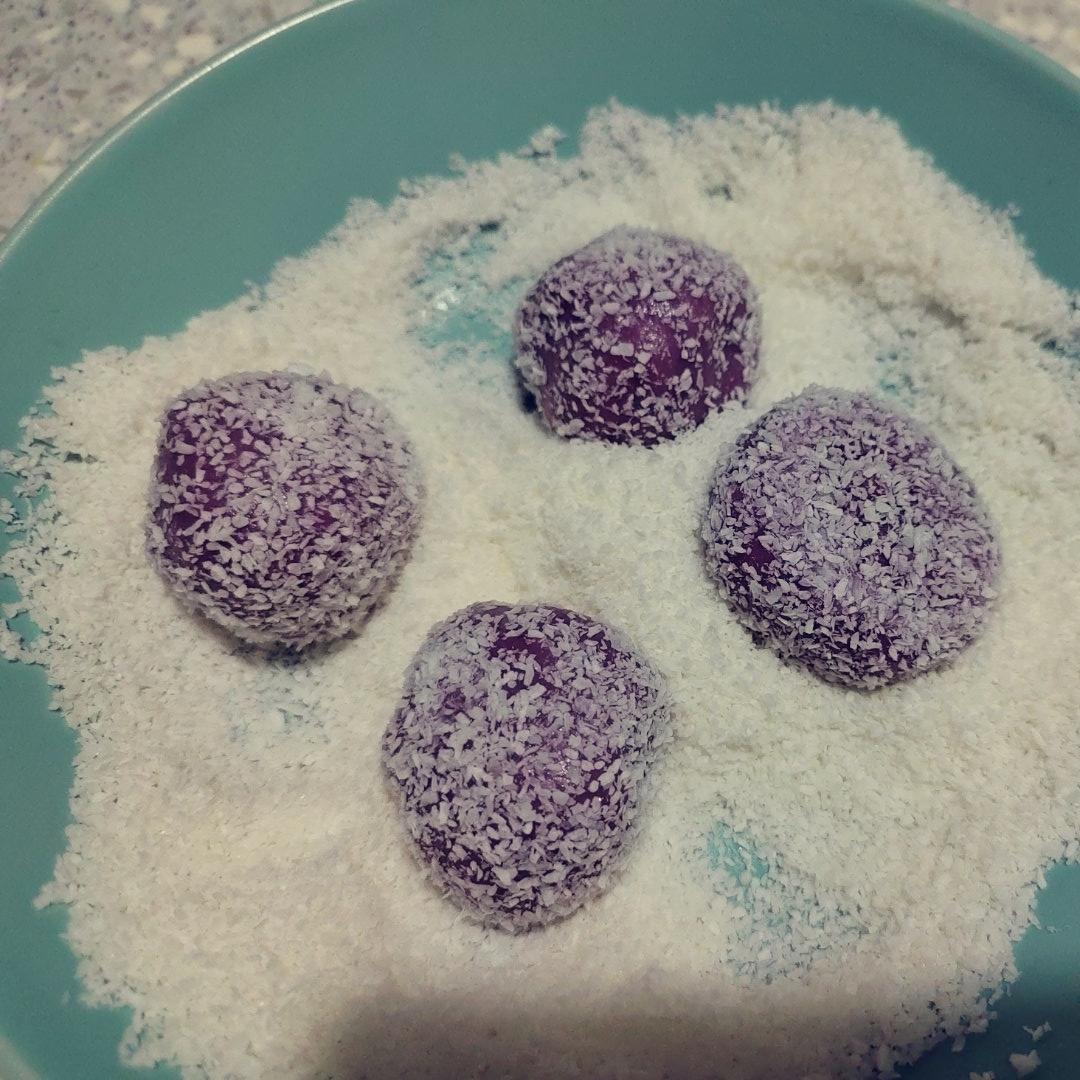 紫薯糯米糍（超简单）