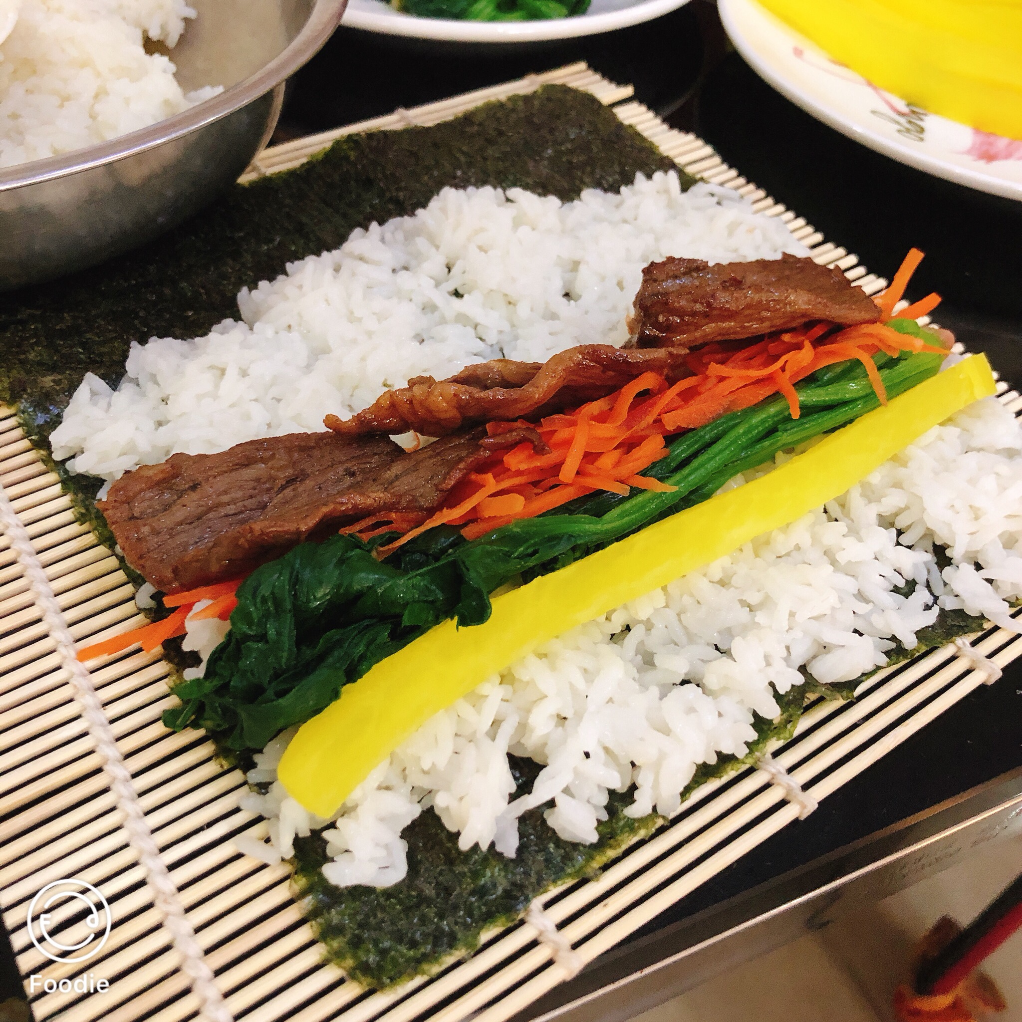 牛肉寿司卷的做法
