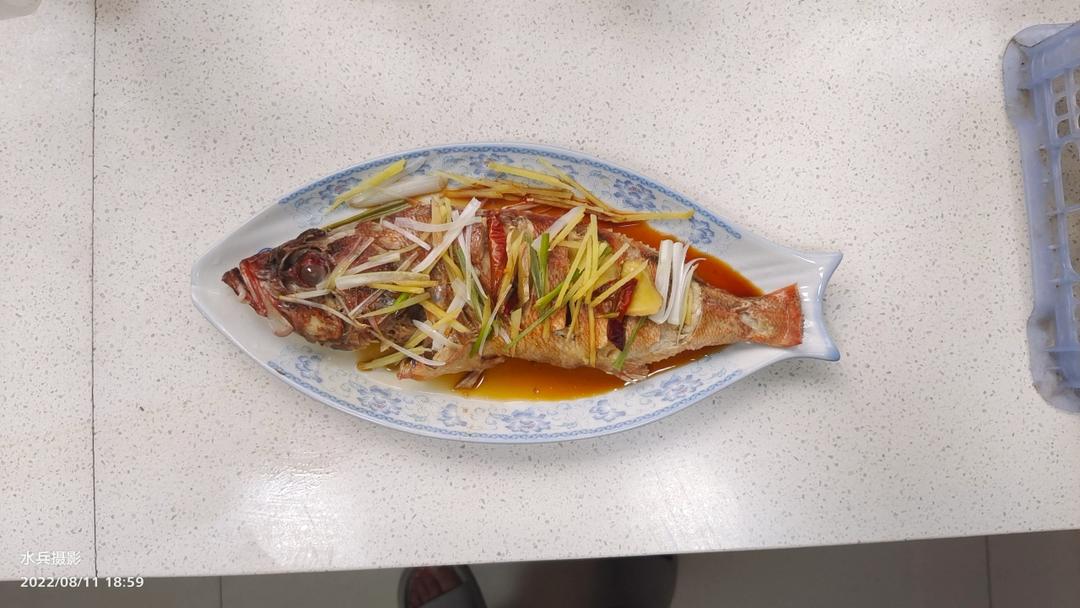 蒸红石斑鱼