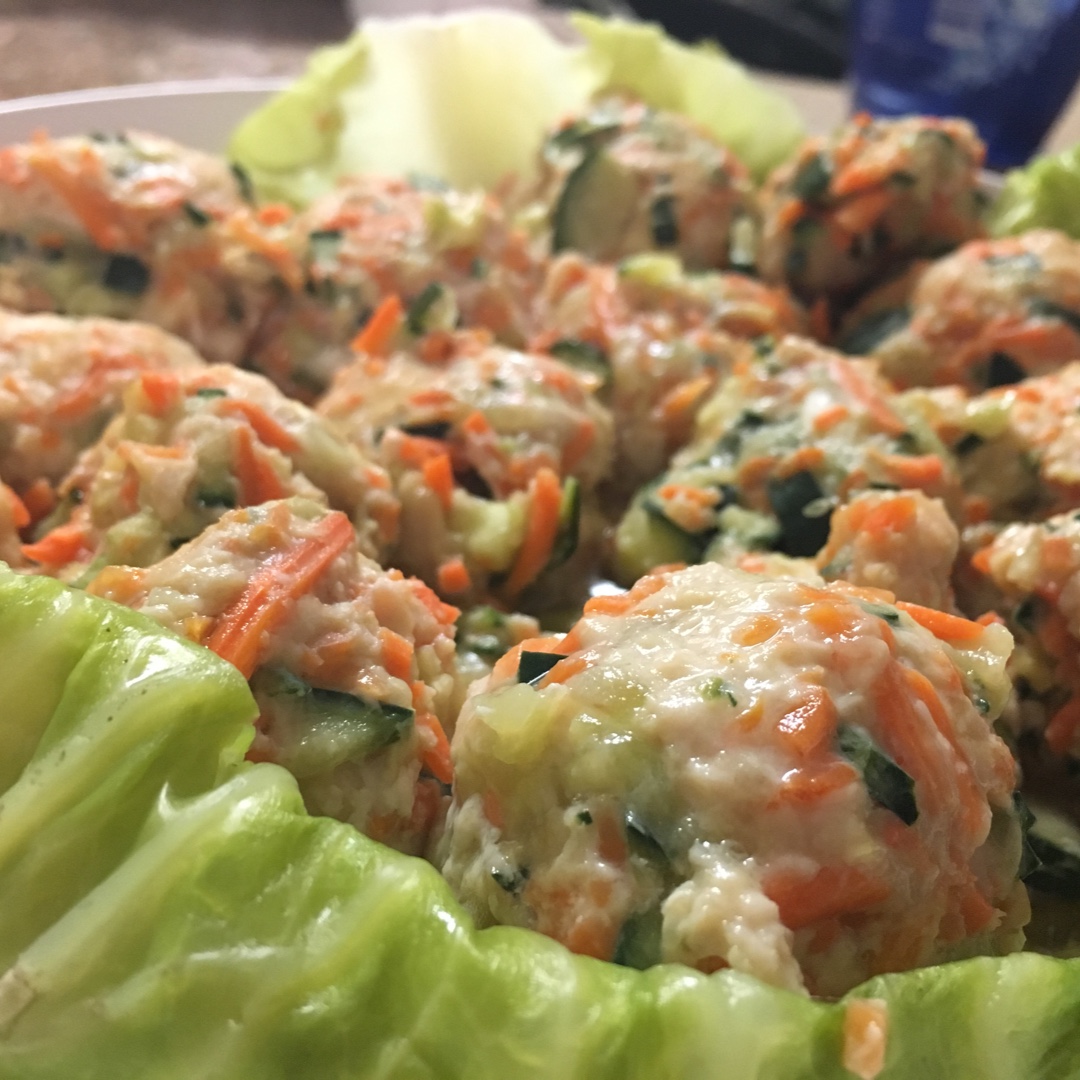 清蒸鸡胸肉丸子（减脂版）