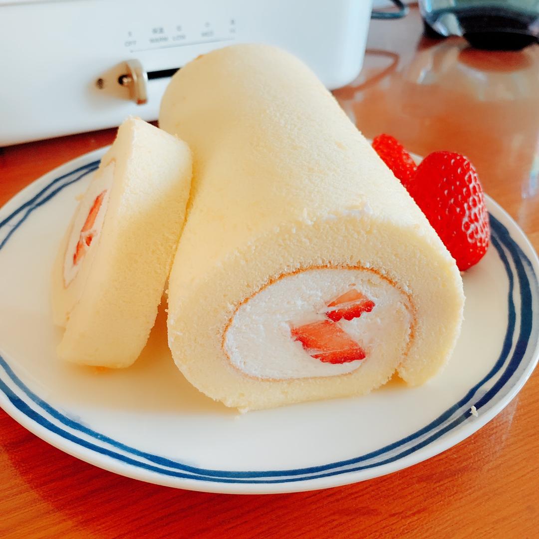 胖乎乎奶油芒果卷/不开裂不掉皮全过程详细图解烘焙视频/蛋糕篇6：「厚卷」