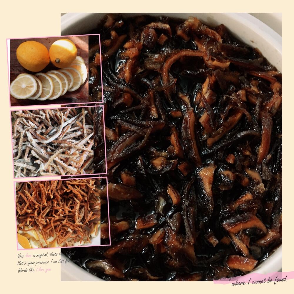 十年陈皮柠檬膏