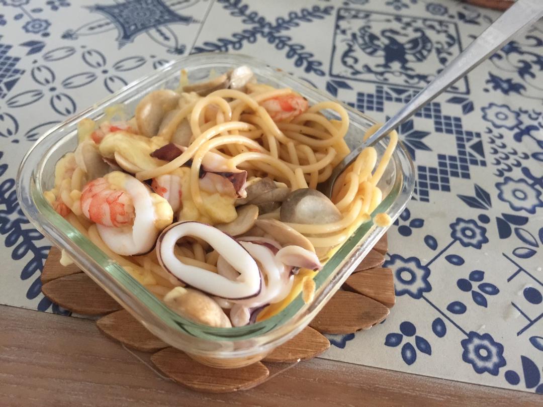 海鲜肉酱意大利面🍝