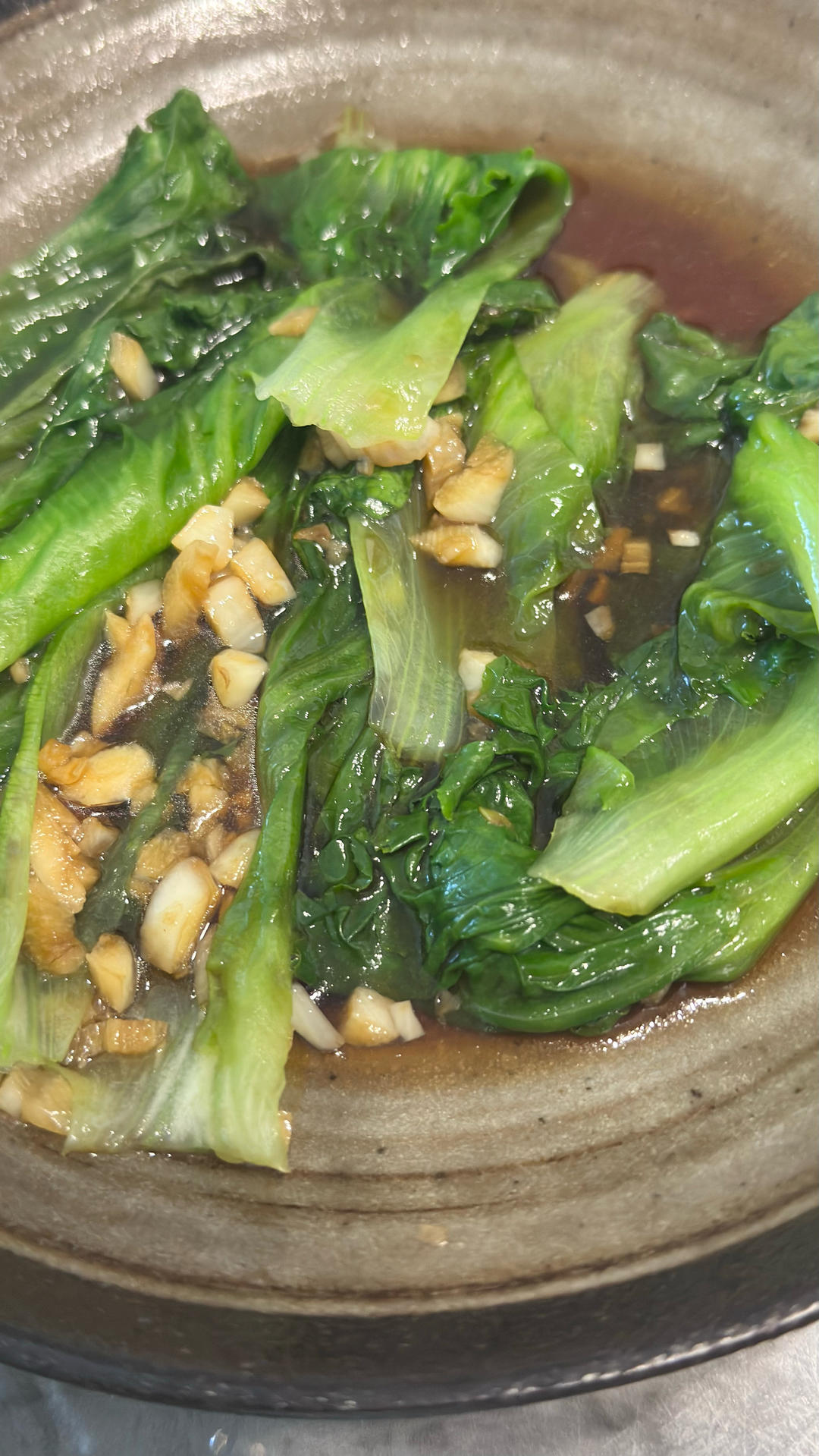 白灼生菜