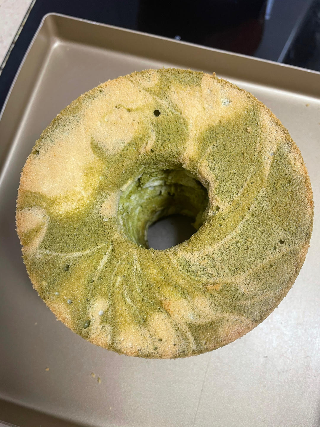 云石糯米戚风（抹茶戚风）