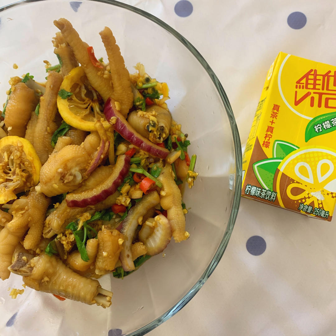 【柠檬酸辣鸡爪】自制超级无敌美味的网红鸡爪
