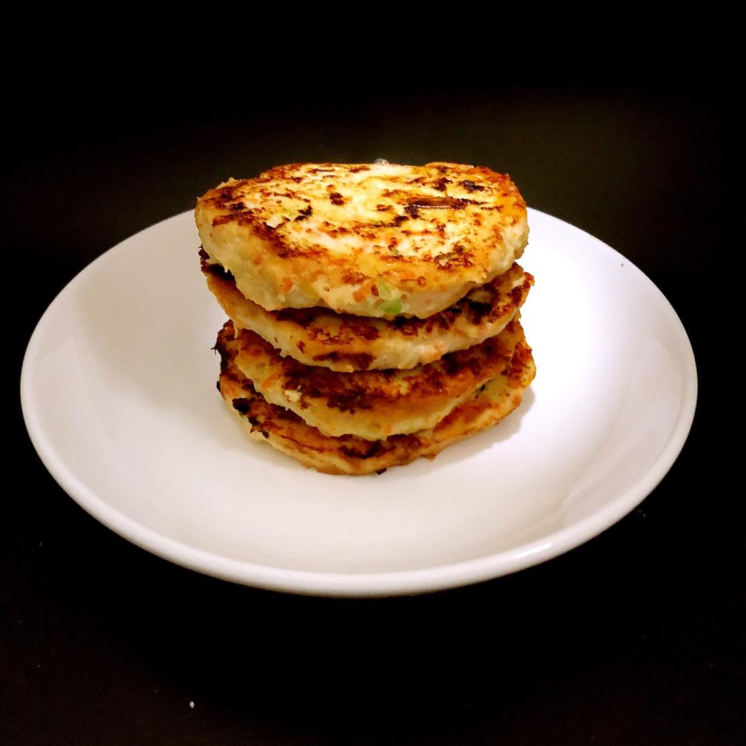 心悦_做的香煎鸡肉饼