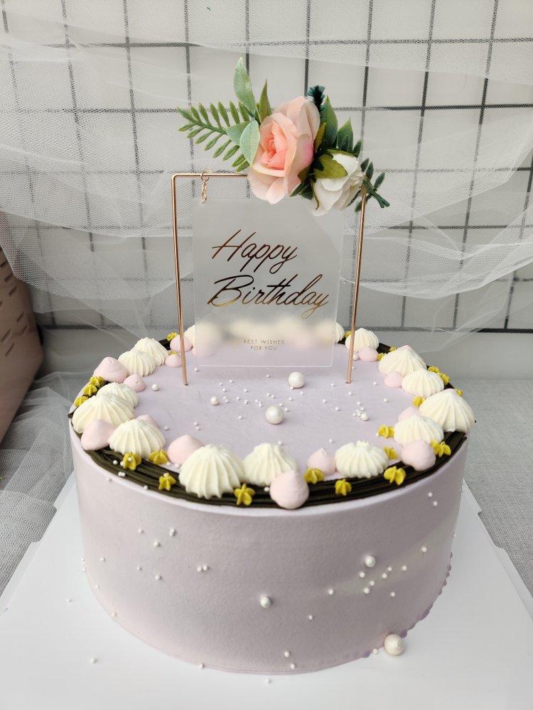 ins风 草莓奶油蛋糕