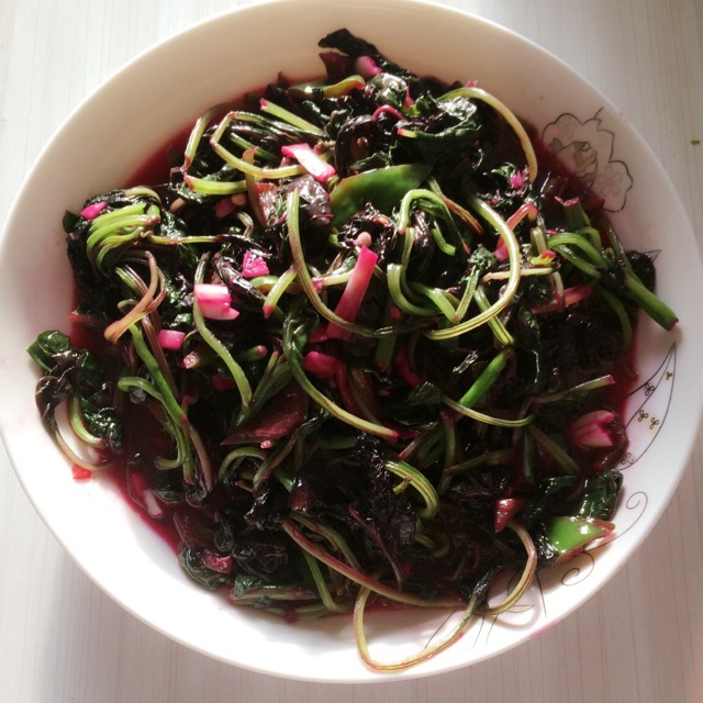 miaao_做的炒紫米苋