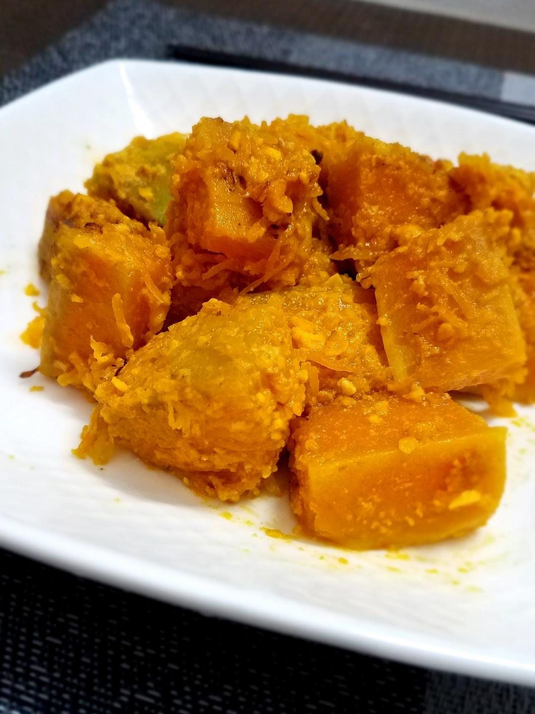 金沙美味【咸蛋黄炒南瓜】