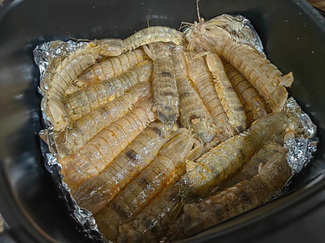 椒盐皮皮虾（空气炸锅）