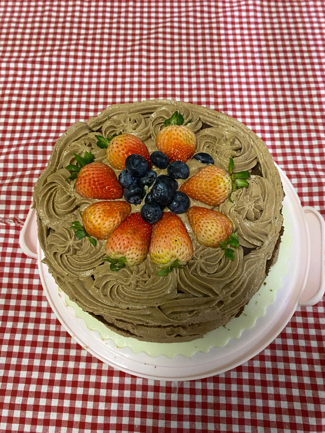 八寸可可奶油蛋糕（巧克力蛋糕）