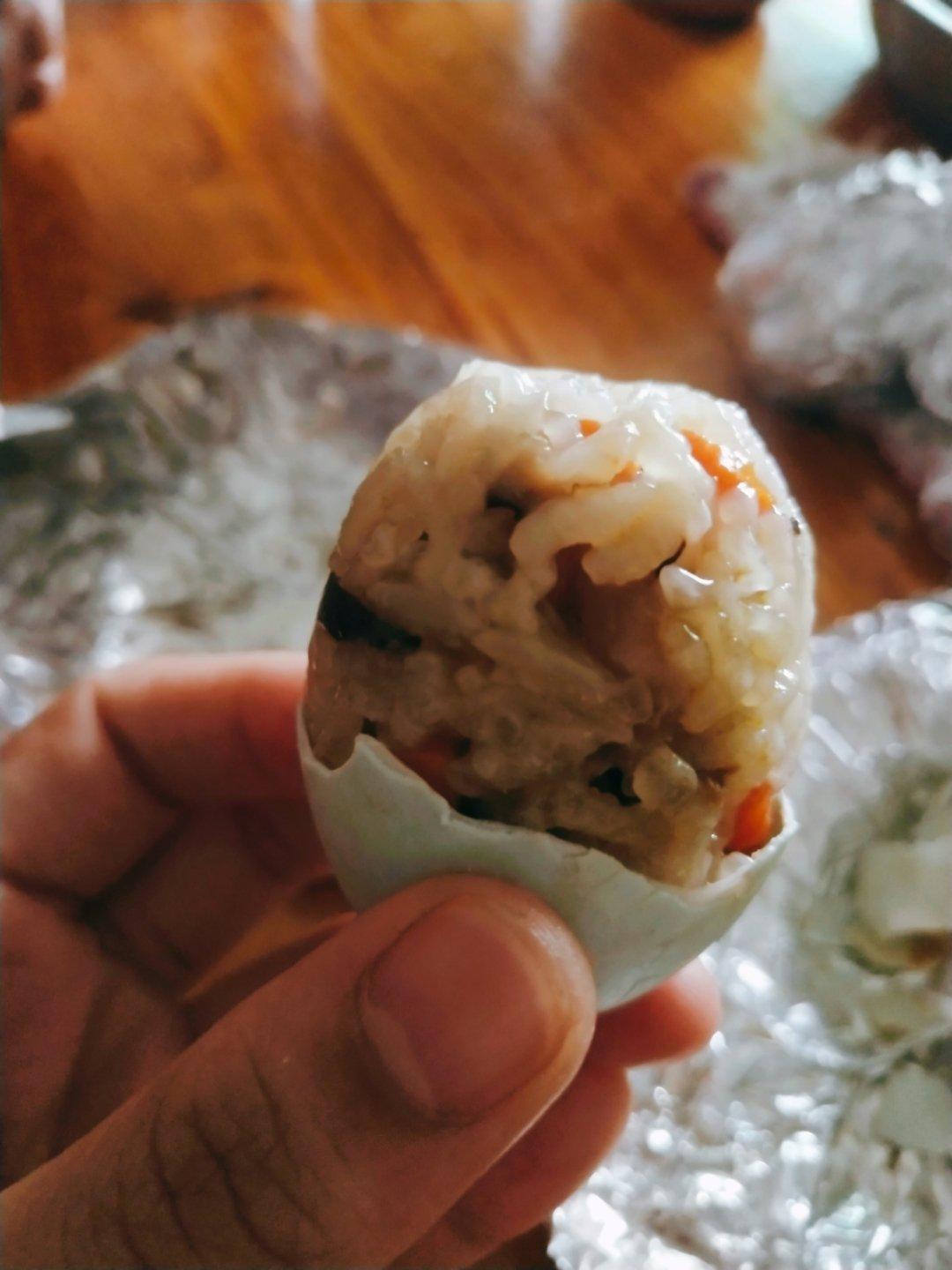 咸鸭蛋糯米饭～