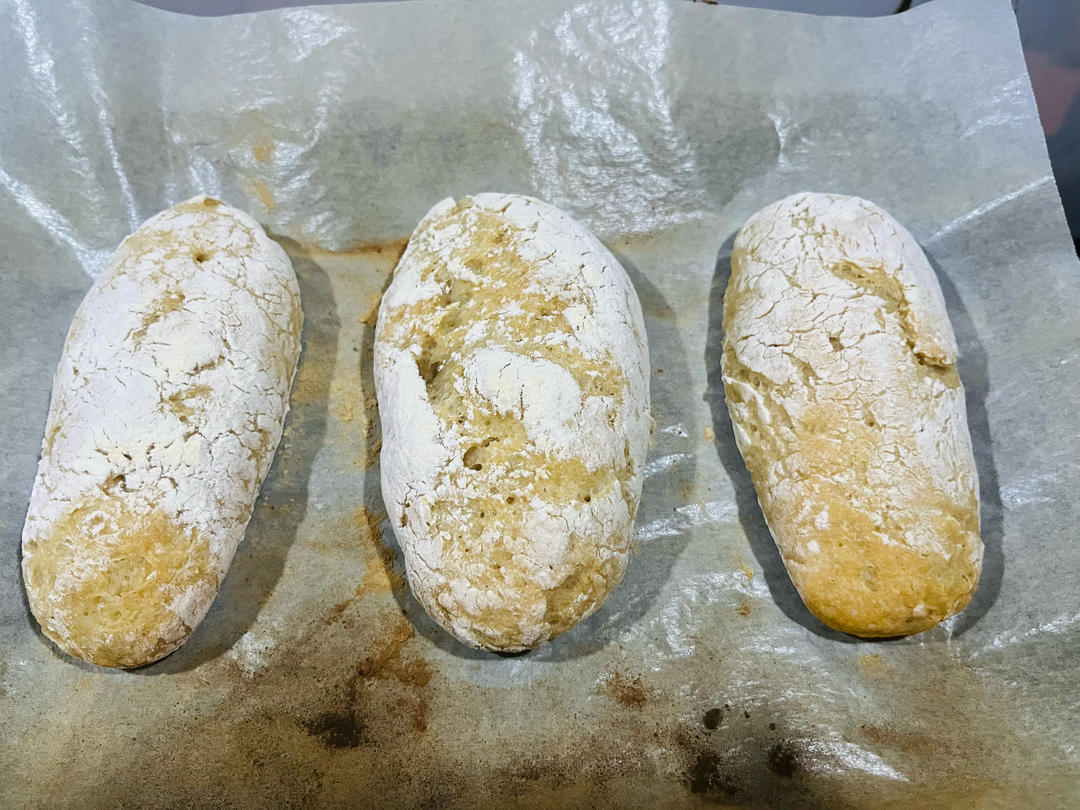 家庭版免揉～恰巴塔🥖｜一次成功超好吃