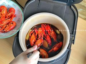 低油卤水小龙虾--简易电饭锅版的做法 步骤9