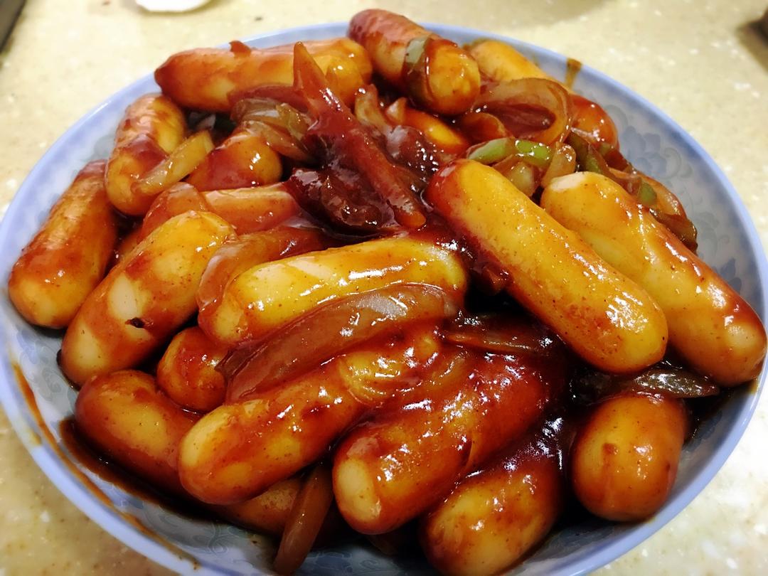 【辣炒年糕的做法步骤图,辣炒年糕怎么做好吃】is露露姐_下厨房