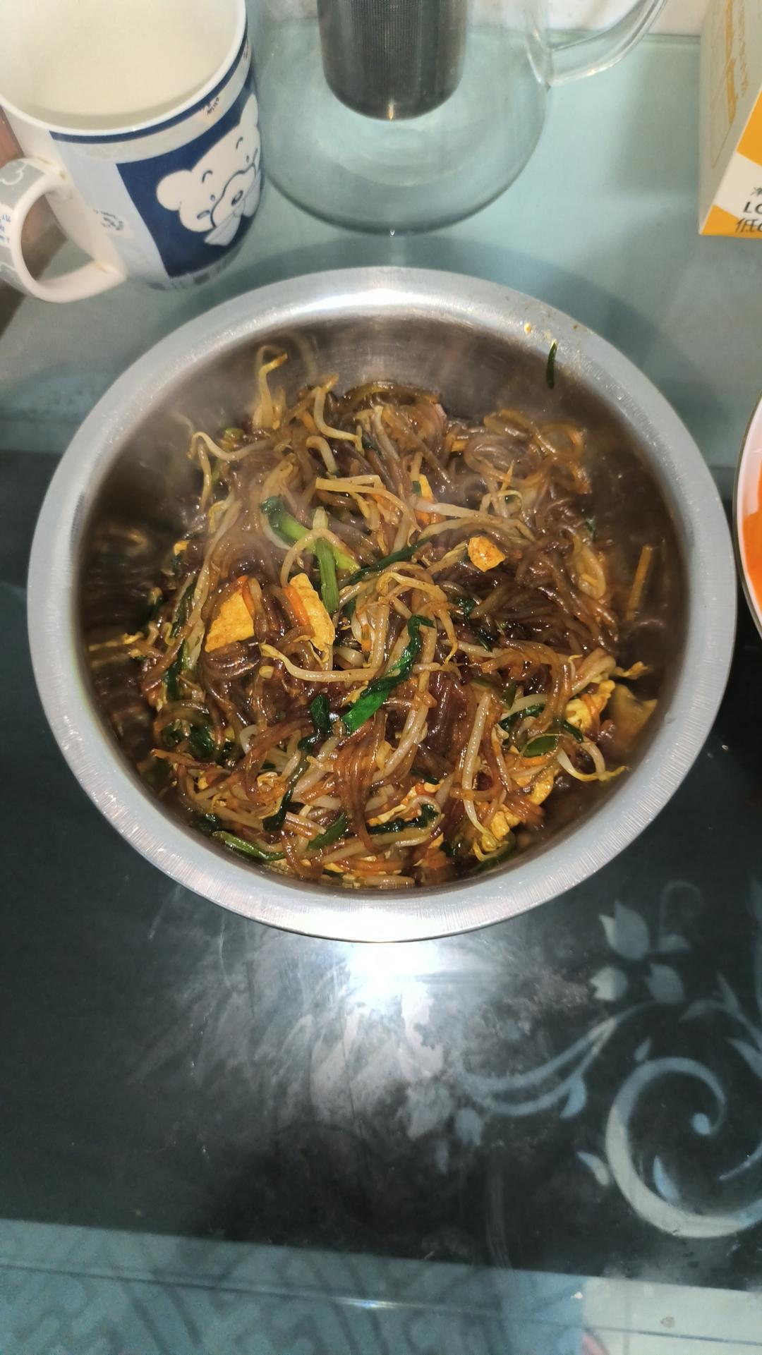 炒合菜～经典的拌饭菜，真的太香了