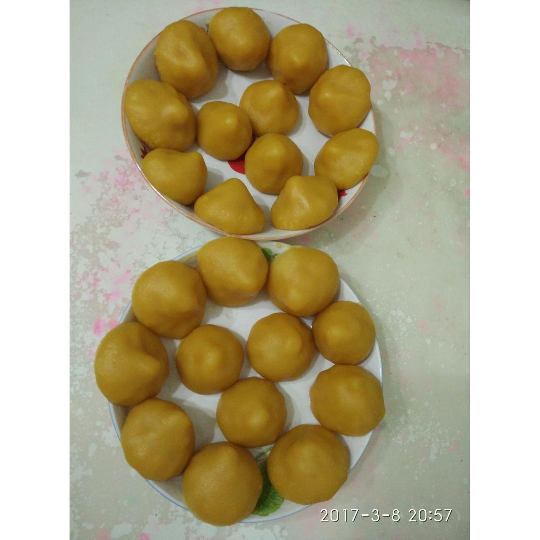 奶香糯米窝窝头