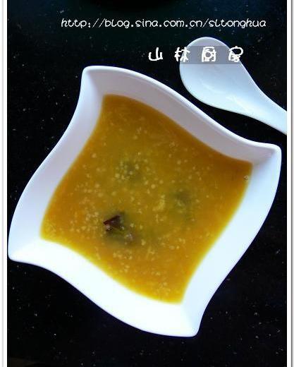 小米南瓜红枣粥的做法