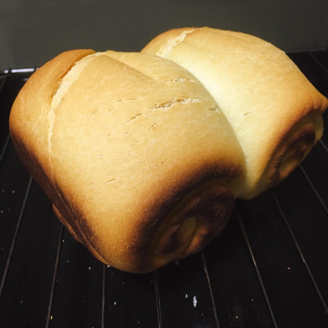 超软拉丝牛奶吐司🍞一次发酵