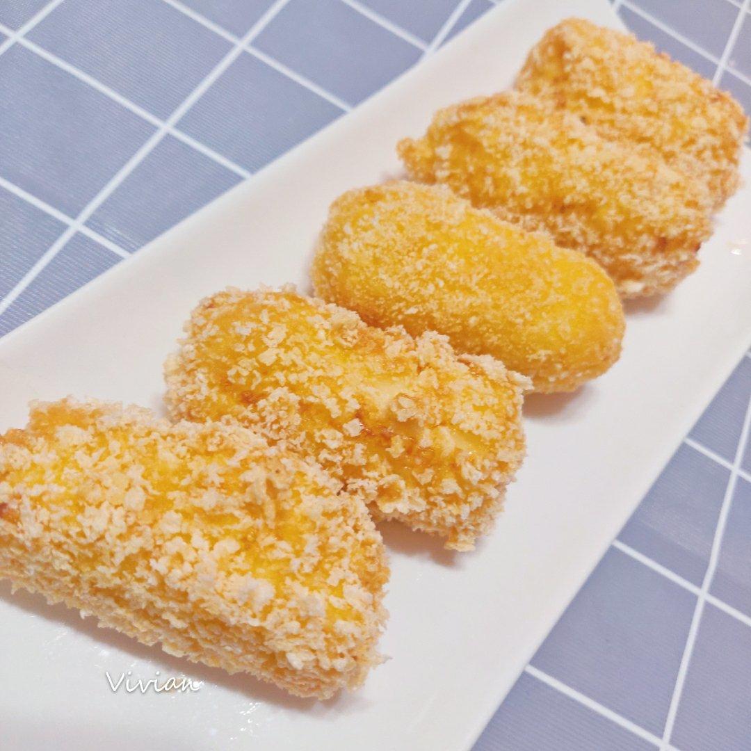 厨师长教你：“炸鲜奶”的家常做法，口感外酥里嫩味道很赞