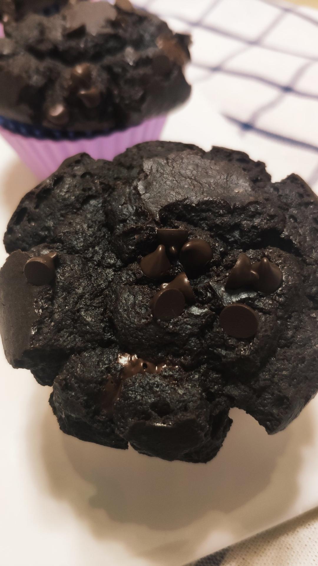 在家做巧克力蘑菇头麦芬蛋糕🍫