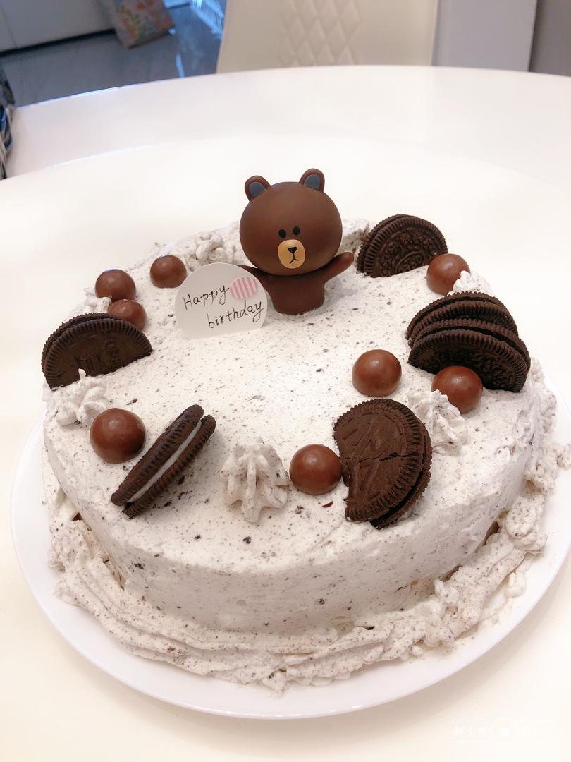 可可以_6afq做的奥利奥奶油生日蛋糕