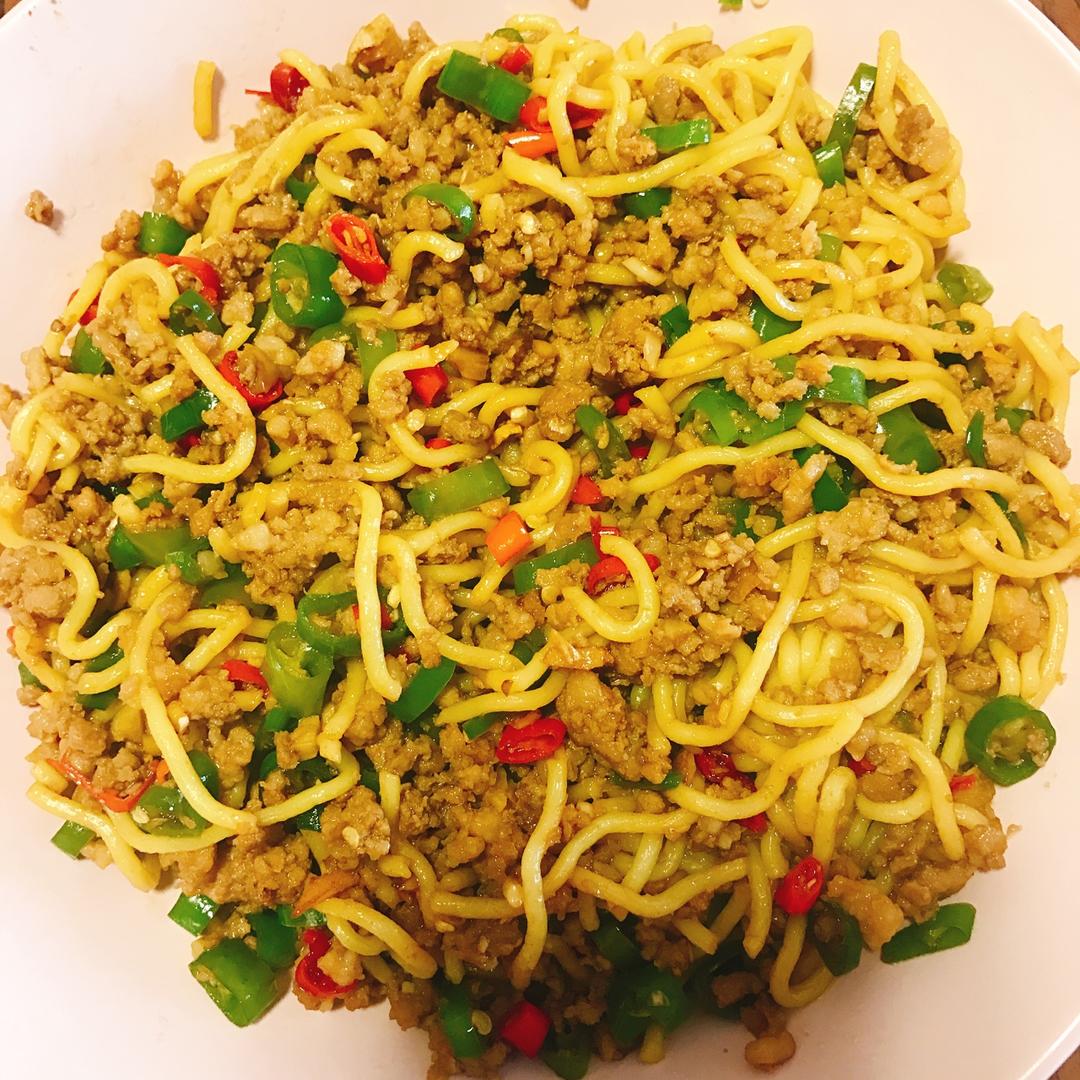 青椒肉末