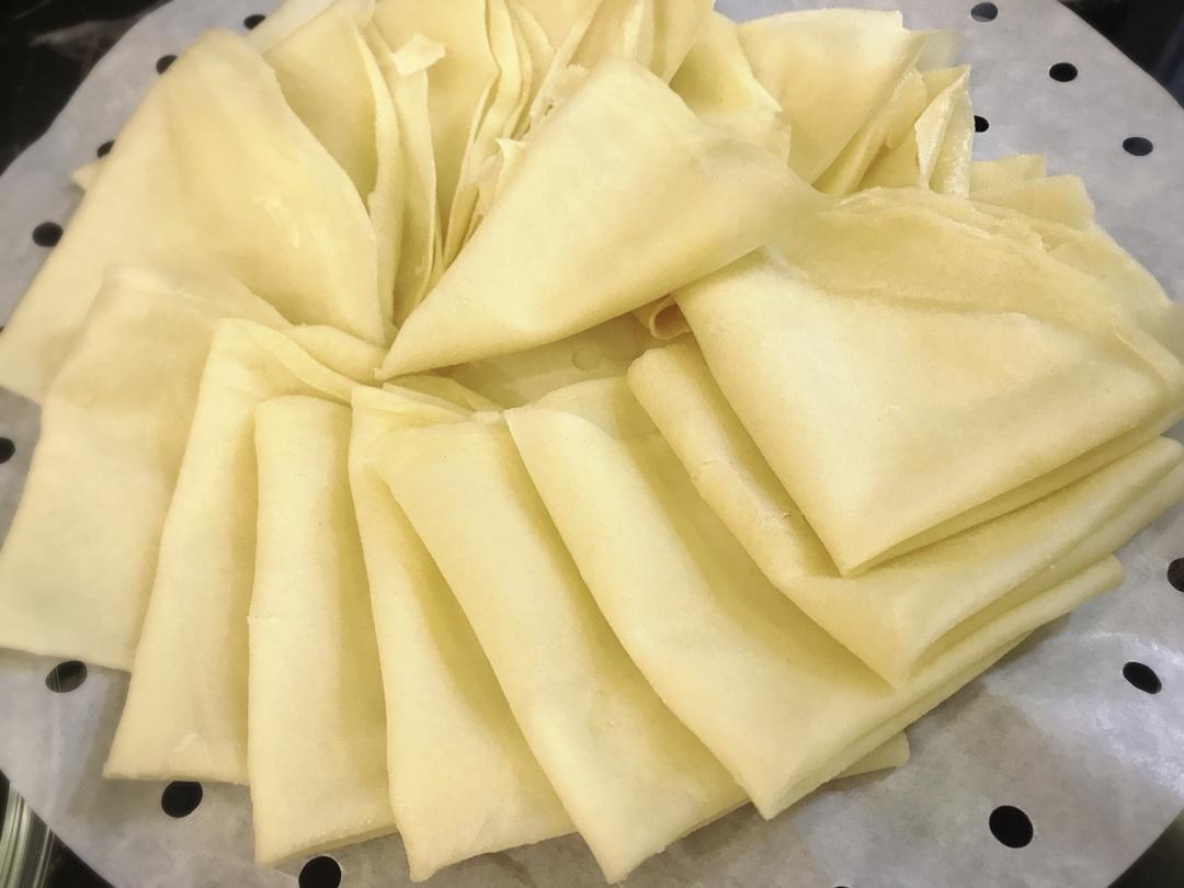 春饼   轻松一次做出十几张的春饼皮