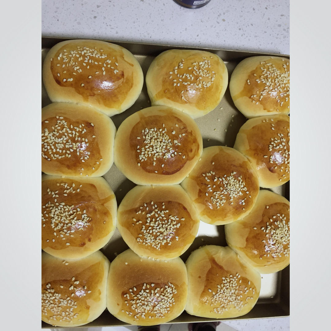 [再见渣难·九阳破壁豆浆机]～豆浆甜面包（一次发酵法）