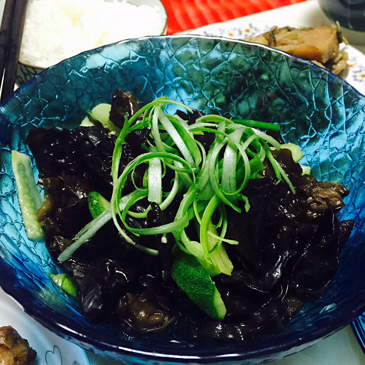 凉拌黄瓜木耳