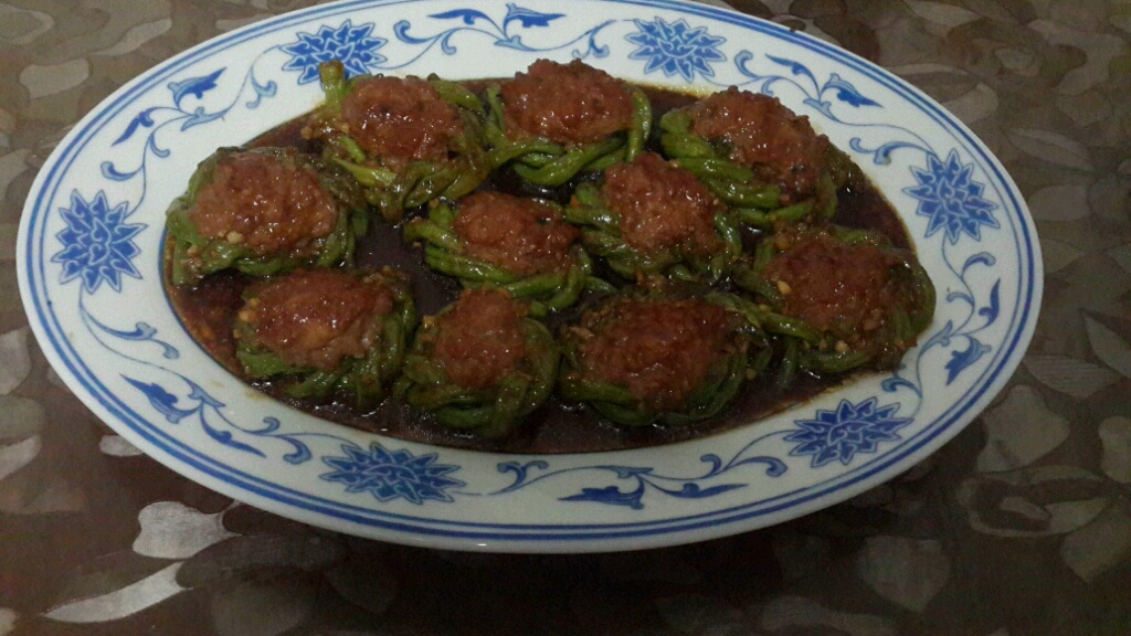 豇豆酿肉