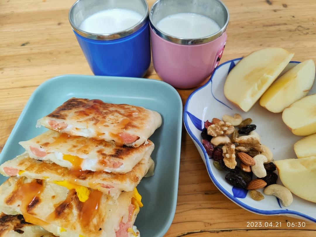 手抓饼创意吃法