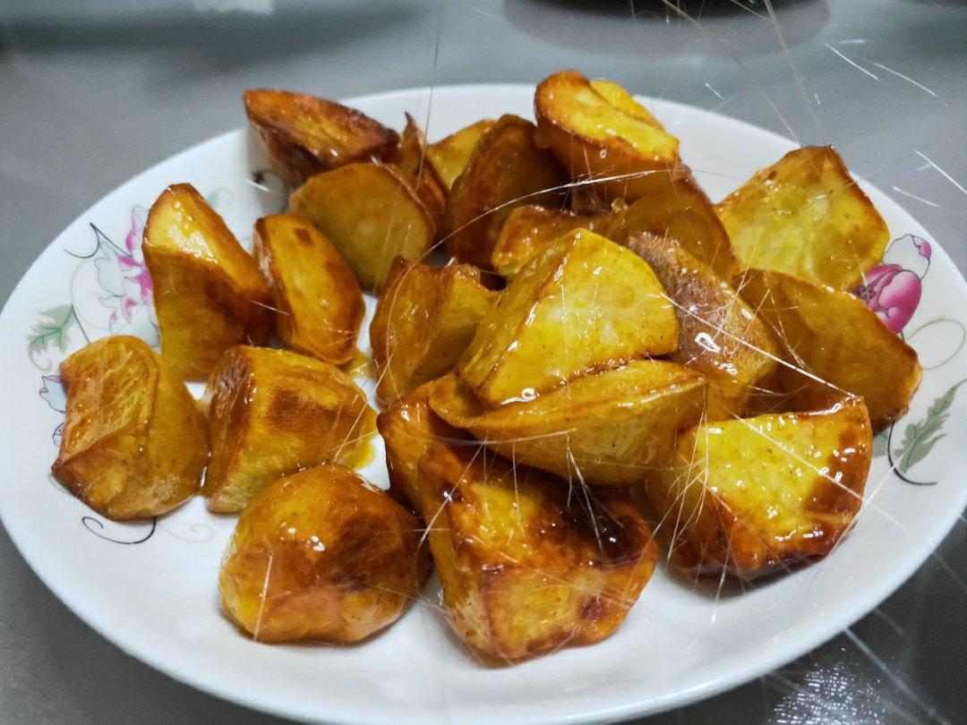 香甜诱人的拔丝地瓜，好不好吃全看这一招